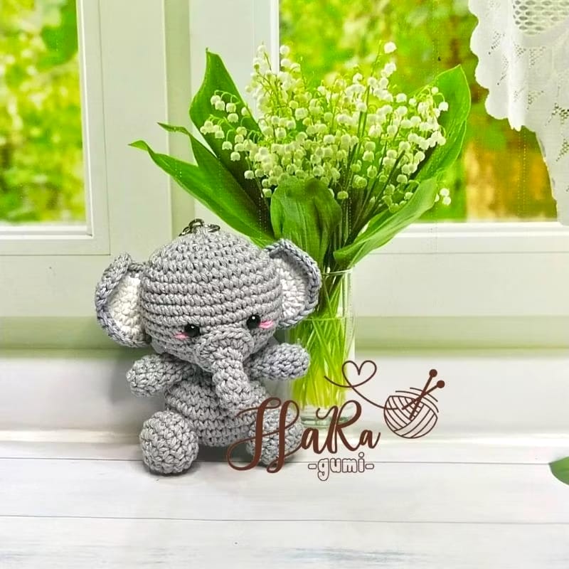 Gantungan Kunci Gajah